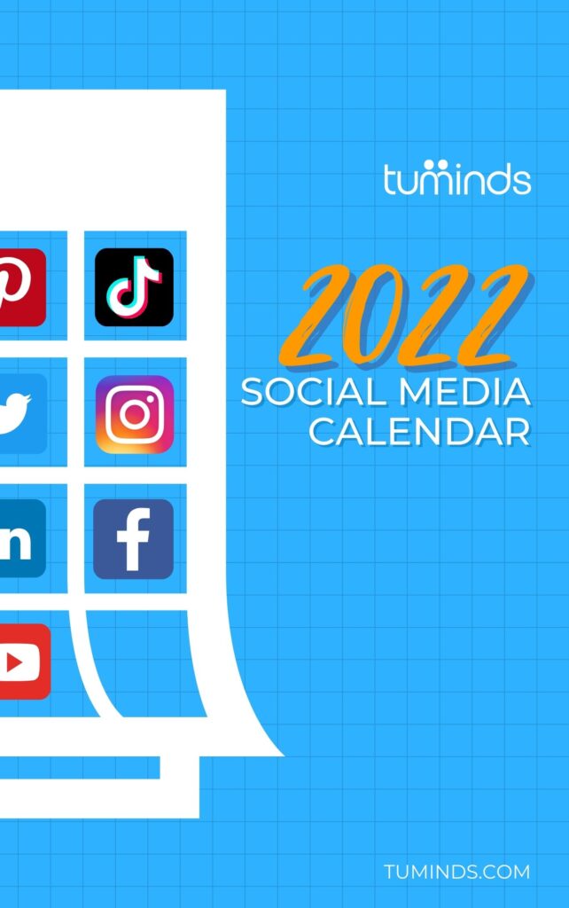 Tuminds 2022 Social Media Calendar